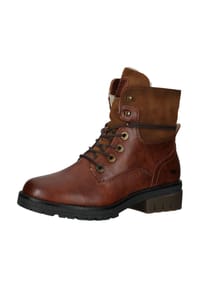 MUSTANG® - Lederimitat Stiefelette - Cognac