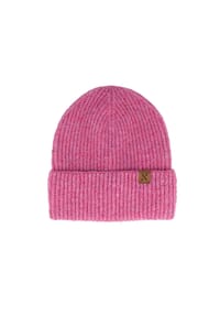 maximo® - Strickmütze, Umschlagbund, für Kinder - 25 SUN PINK