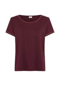 LASCANA - Schlafanzug-Oberteil Sleep Selection, Rundhals-Ausschnitt, für Damen - 12 BLUE