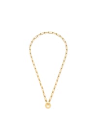 LEONARDO CLIP&MIX - Damen Kette mit Anhänger "Estrella", Edelstahl - GOLD