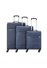 RONCATO Jazz 4.0 - Jazz 4.0 4 Rollen Kofferset 3-teilig mit Dehnfalte - nachtblau