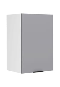 VCM. - Küchenschrank hängend | Maße ca. H. 60 x B. 40 x T. 31 cm | Hängeschrank mit zwei Fächern | Küchenmöbel - Fasola - Weiß / Anthrazit