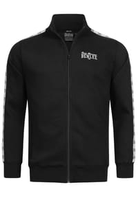 BENLEE™ - Herren Sweatjacke mit Reißverschluss schmale Passform CUNINGHAM - Black