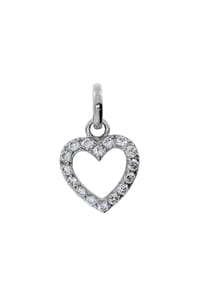 OSTSEE-SCHMUCK® - Anhänger , Herz , Silber 925/000 - silber