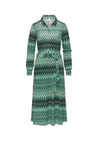 ragwear™ - Blusenkleid Plantee Print - Black
