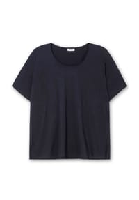 sheego - T-Shirt - tiefblau