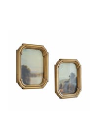 LOBERON Bild 2er Set Fleuroix antikgold - none - antikgold