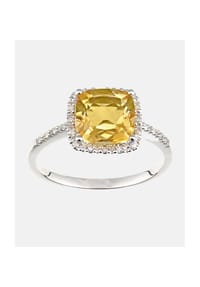 Diamant L'eternel - Ring, mit 0.1 ct Diamant, 375 Weißgold - white gold