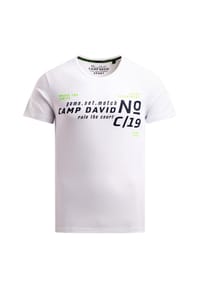 CAMP DAVID - T-Shirt Game.Set.Match Kurzarmshirt - dunkelblau
