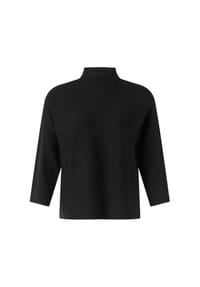 comma, - Strickpullover, Stehkragen, für Damen - 8102  BROWN