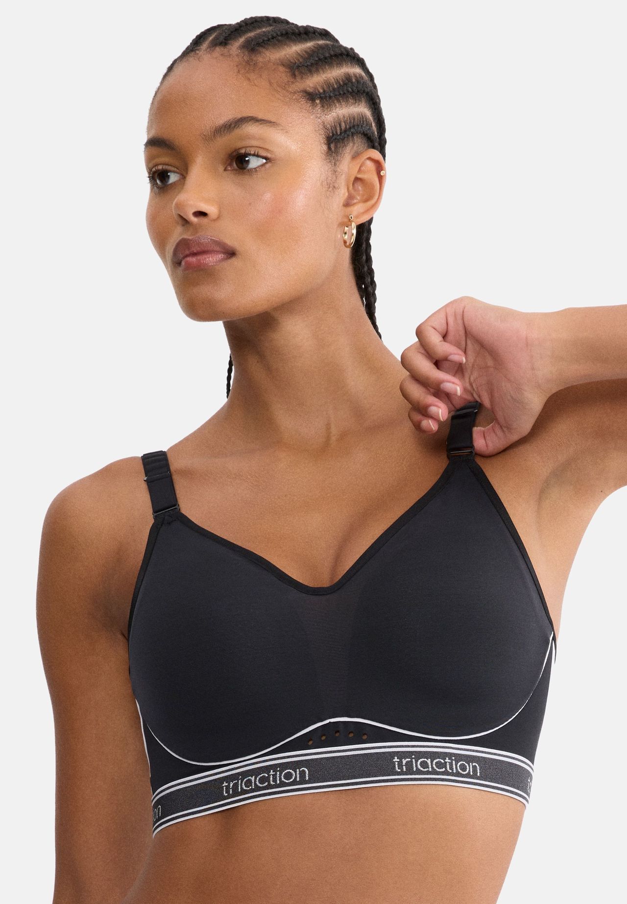 Triaction® By Triumph Sport-Bh Cardio Breeze P, Schwarz, 75F