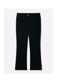sheego - Bootcut-Hose - schwarz