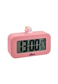 Atlanta by PARAGON - Digitalwecker LCD mit Tier-Motiven und Melodien - 2169/17 - Rosa