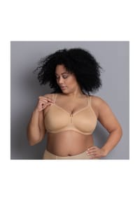 Anita - Havanna Bügelloser BH, Stickerei, Zierschleife, für Damen - 001 SCHWAR