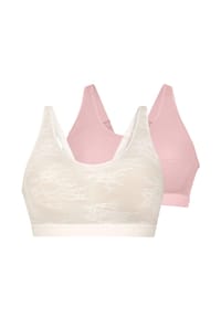 Anita - Bralette 2er Pack Essential Lace Prothesen BH - Creme / beige