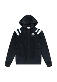 LONSDALE™ - Herren Trainingsjacke mit Kapuze normale Passform GOLDERS - Black/White