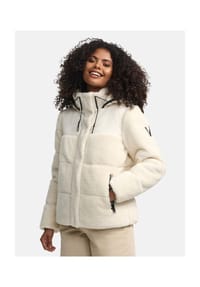 MARIKOO® - Kapuzenplüschjacke Kaguraa 16 - Aubergine