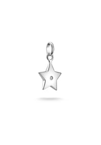 Thomas Sabo - Charm-Anhänger Stern mit weißem Stein Connect - silberfarben