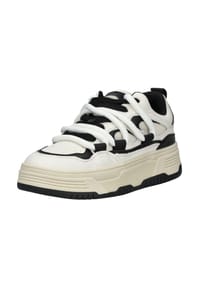 STEVE MADDEN - Leder/Textil Sneaker - Schwarz Kombi