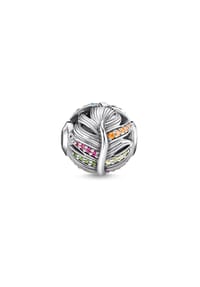 Thomas Sabo Glam & Soul - Bead Feder silber - silberfarben, bunt