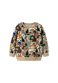 name it® - Pullover OSWALDY Sweatshirt - grau