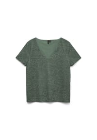 VERO MODA® - T-Shirt Julie, V-Ausschnitt, für Damen - 224196 LAUREL WREA
