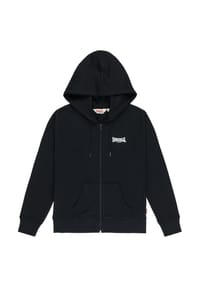 LONSDALE™ - Frauen Kapuzensweatjacke mit Reißverschluss CALDER VALE - Black