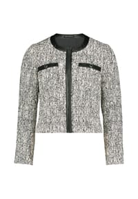 BETTY BARCLAY - Kastenjacke, Brusttaschen, für Damen - 9812 BLACK/CREAM