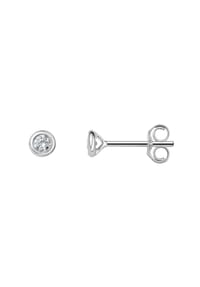 ONE ELEMENT Timeless Diamonds - 0.22 ct Diamant Brillant Ohrringe Ohrstecker - silber