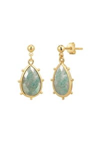 YOKOAMii - Damen Ohrringe Messing - gelbgold