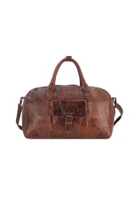GREEN BURRY Rugged - Rugged Weekender Reisetasche Leder 48 cm - brown