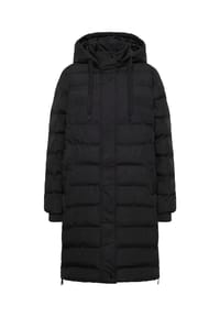 CECIL - Steppmantel "Welded Long", Kapuze, für Damen - 10001  BLACK