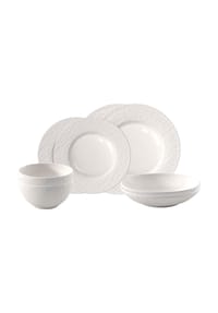 Villeroy & Boch Einsteiger-Set Manufacture Ice 8er Set weiß - MANUFACTURE ICE - weiß