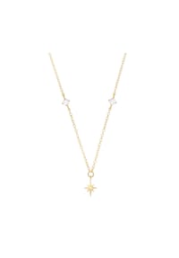 NOELANI - Damen Kette mit Anhänger, 925er Silber - GOLD