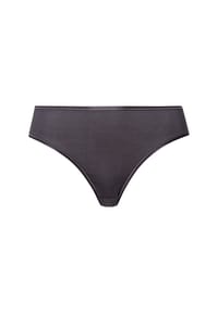 HANRO - Cotton Seamless Hüftslip, uni, für Damen - 2183 BLACK PEARL
