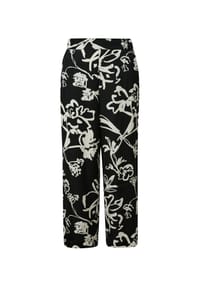 s.Oliver BLACK LABEL - Stoffhose, Gummibund, für Damen - 99A1  GREY/BLACK