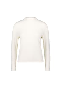zero - Feinstrickpullover mit hohem Kragen - Black Beauty