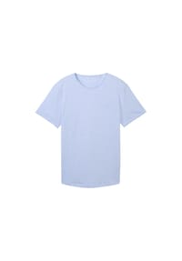TOM TAILOR - T-Shirt Kurzarmshirt - hellblau