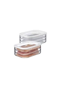 MEPAL Aufschnittdosen Modula 6 x 550 ml - MODULA - schwarz