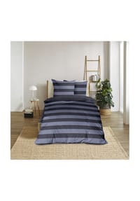 GALERIA home - Flanell-Bettwäsche - 52 INDIGO/JEANS