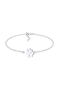 elli. - Armband Kleeblatt Glücksbringer Symbol 925 Sterling Silber - Gold