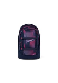 Satch PACK - Schulrucksack, Zweiwegereißverschluss, Reflektoren - SEISMIC PINK