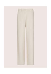 MADELEINE - Elegante Stretchhose mit Bügelfalten - cappuccino / wollweiß / melange