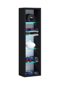 VCM. - Holz CD DVD Regal | Bücherregal | Aufbewahrung | Maße H. 77 x B. 21 x T. 14 cm | Standregal - Rasato L - Honig-Eiche