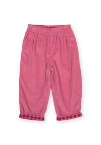 KITE - Kinder Damson Karos Schlupfhose Zum Wenden Bio-Baumwolle - pink