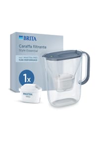 BRITA Wasserfilterkanne - STYLE ESSENTIAL - STEINBLAU