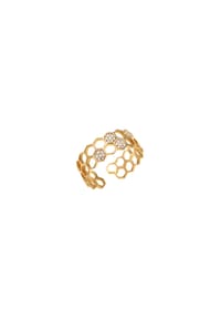 ARTE NOVA - Ring Colmeia - Gold