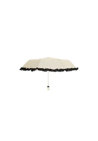 COFI - Eleganter Teleskop-Taschenschirm mit Schutzhülle Stilvoll & Praktisch - Beige 100 cm