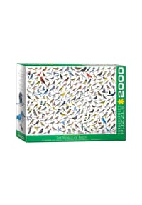 eurographics - Puzzle Vogelwelt, Vögel, 2000 Teile, 67.6 x 96.8 cm - 