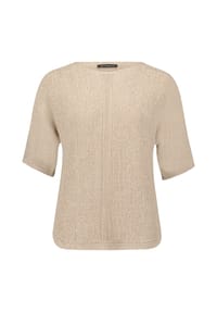 BETTY BARCLAY - Strickpullover kurzarm - Grau Beige